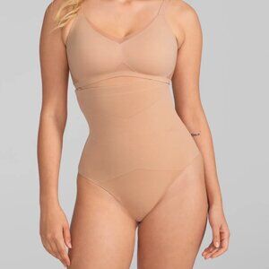 Honey Love Superpower Thong Shapewear SMALL NWT SAND NUDE